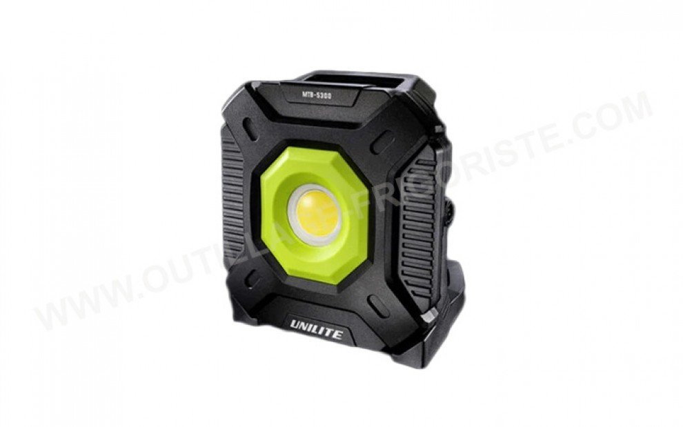 Lampe chantier multibatterie 5300 lm UNILITE MTB-5300 Présentation